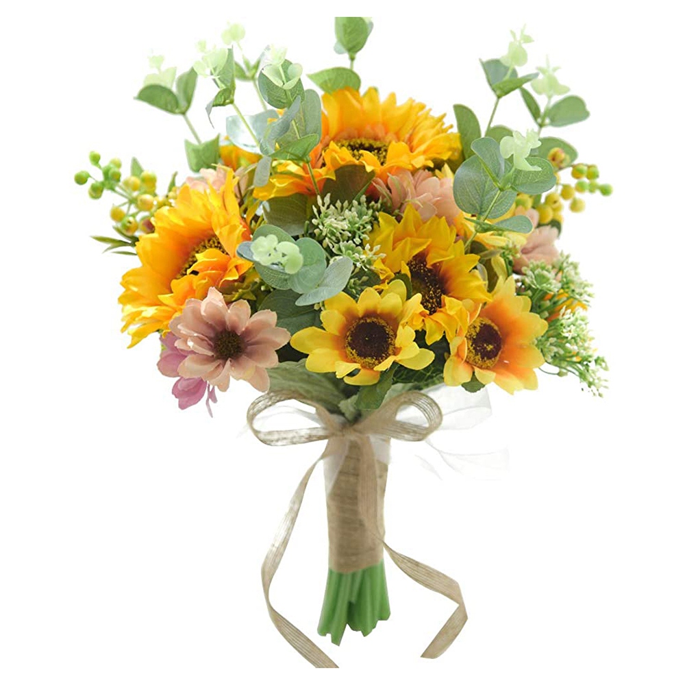 Artificial Sunflower Jinyu Highend Simulation Hand Tied Sunflowers
