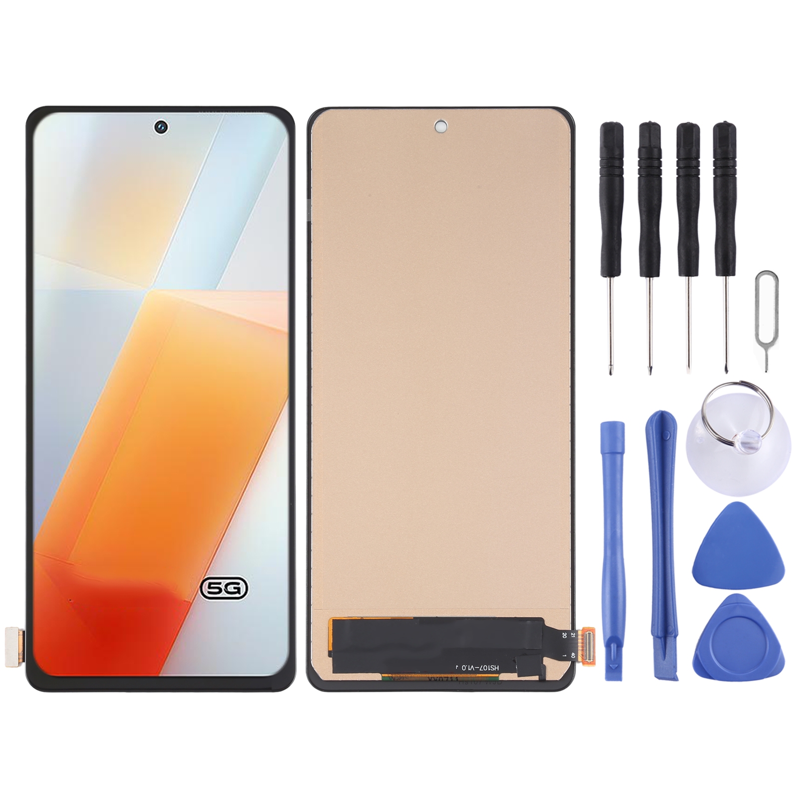 TFT LCD Screen For vivo iQOO 9 with Digitizer Full Assembly