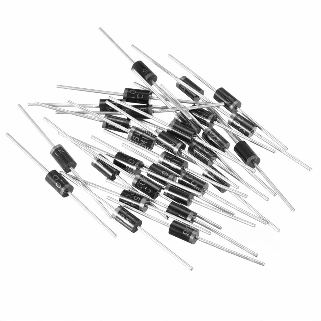 10Pcs- Diode RL207 RL-207 1000V 2A General Purpose Rectifier Diodes Axial Electronic Silicon Junction Diode DO-15 Package 2 Pin Leads Terminals. 