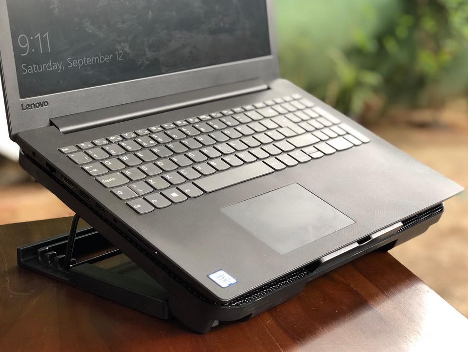 TCLP-99/N-99 Height Adjustable Foldable USB Plastic Double Fans Laptop Cooler Cooling Pad Stand Nice Tech. 