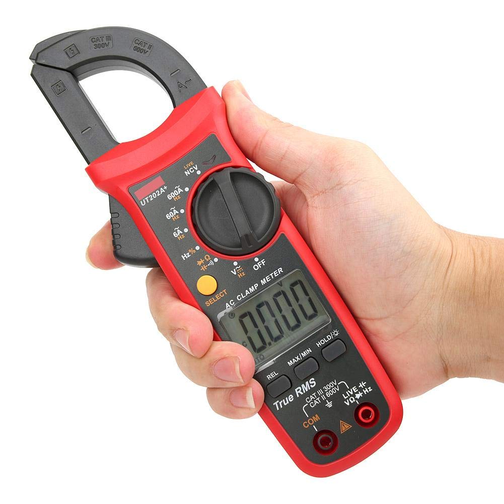 UNI-T UT202A+ True RMS Clamp Meter 600A Auto Range Multi Testers for Voltage Current Resistance Capacitance Testing UT202A+  Kings Trading. 