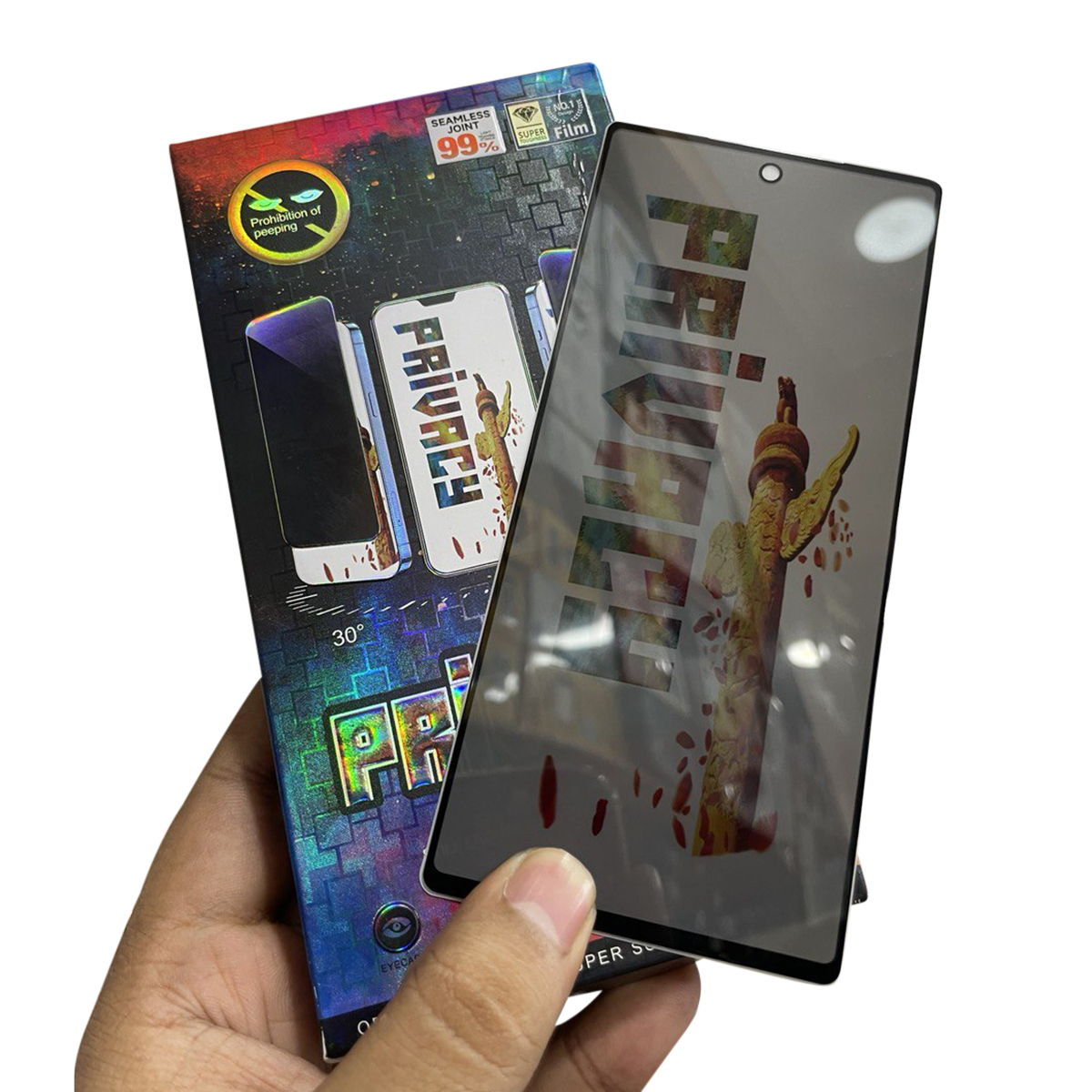 9H Privacy Glass Screen Protector for Google Pixel 6, Pixel 6A, Pixel 7, Pixel 7A, Anti-Scratch, Anti-Fingerprint, Anti-Oil, Ultra-Thin, Bubble-Free, Full Coverage