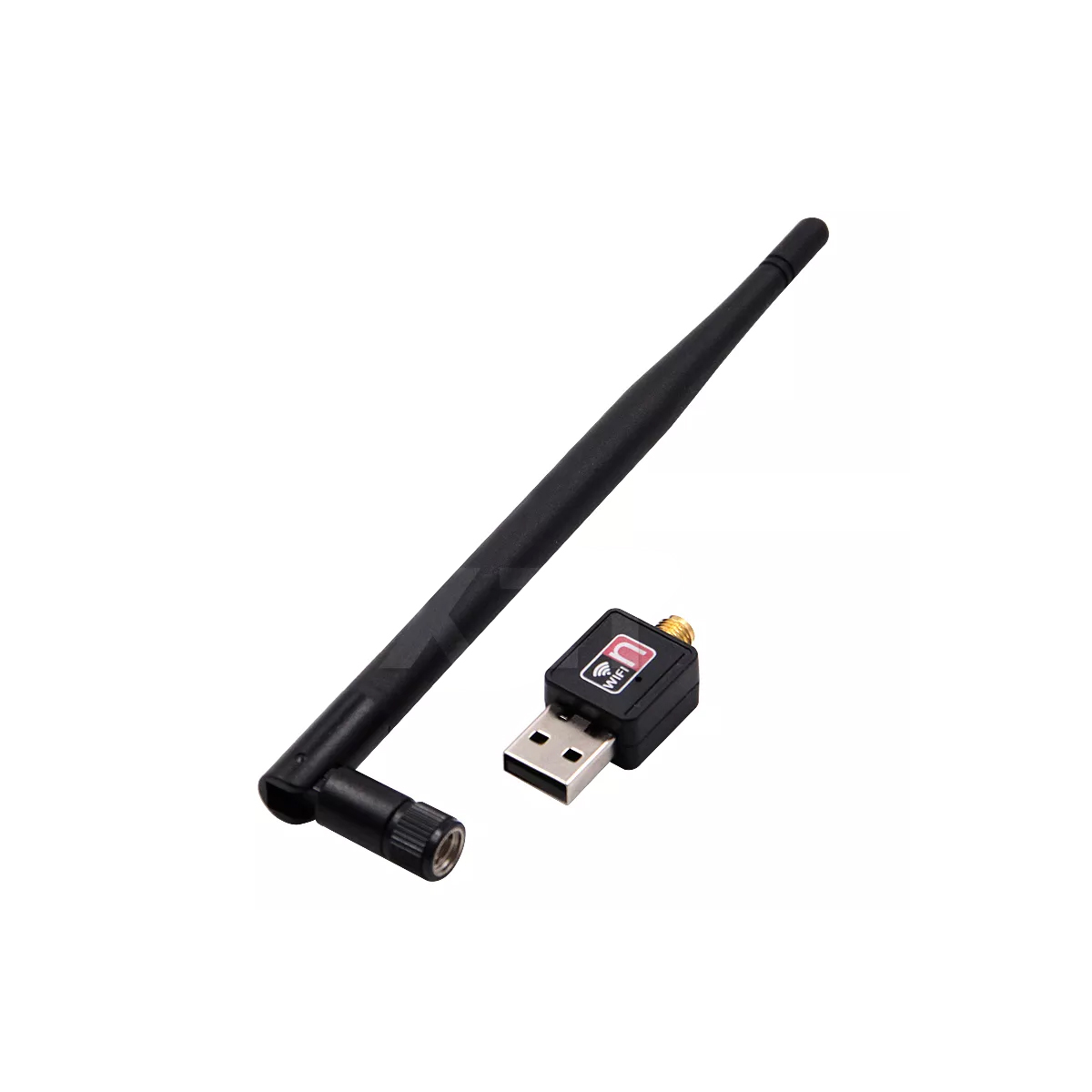 USB Wifi Receiver And Share 300Mbps Pc - Black - Enhanced Connectivity For Faster Internet Access. 