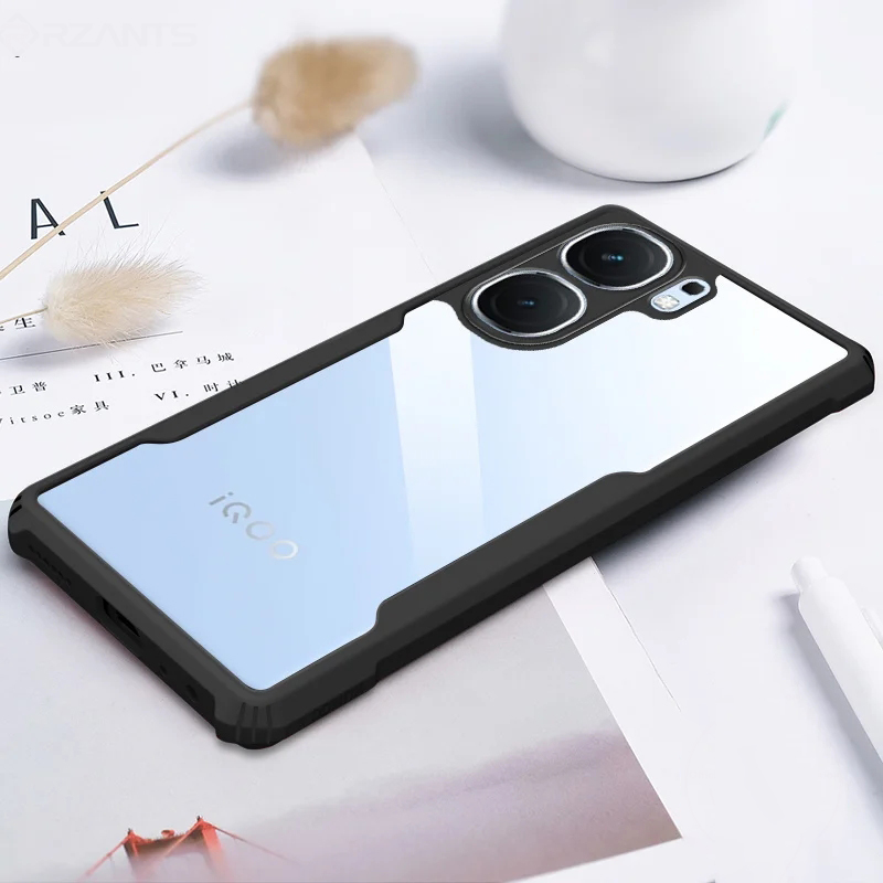 Amazon Best Back Case Cover for iQOO Neo 10/Neo 10 Pro | Compatible for IQooNeo10 Back Case Cover | Clear Case with Camera Protection | (TPU + PC | Matte Black) IQOO NEO 10 Back Case XUNDD. 
