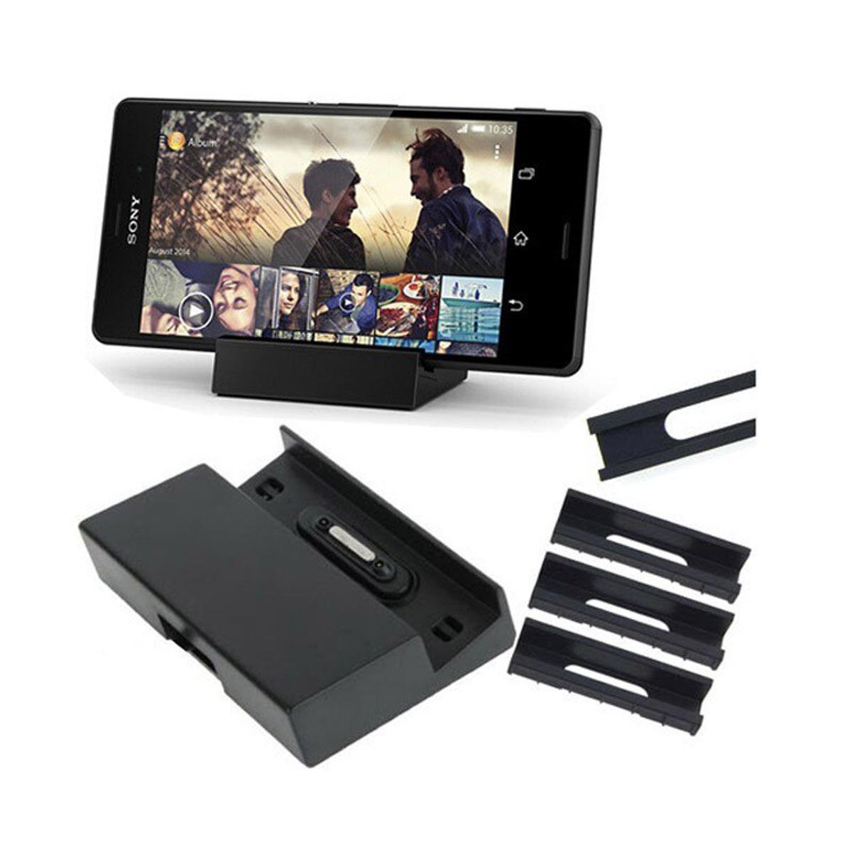 【VisioN Shop】DK48 For Xperia Z3 Dock Charger 4 Slots Z3 D6603 D6643 D6633 L55T L55u Desktop Magnetic Charging Z3 Compact