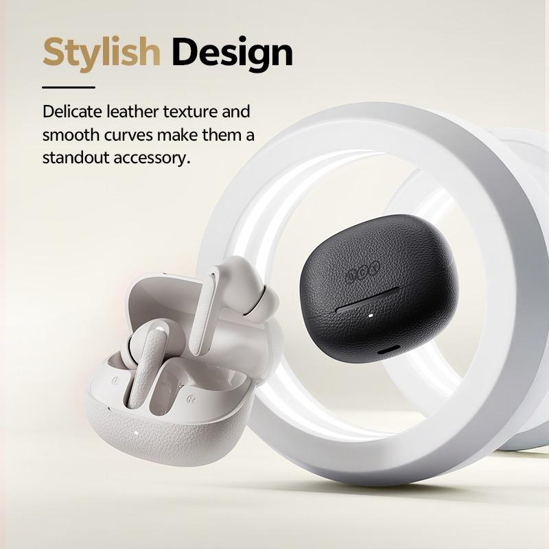 QCY Buds ANC HT15 45dB Adaptive ANC Wireless Earbuds. 