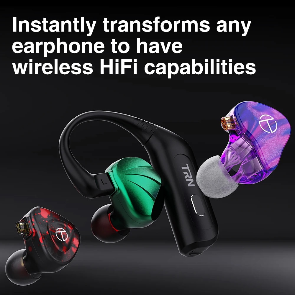 NEW TRN BT30 TWS Wireless Bluetooth-Compatible Upgrade Cable Module Earhook 5.2 Bluetooth Headset Wireless Headphones. 