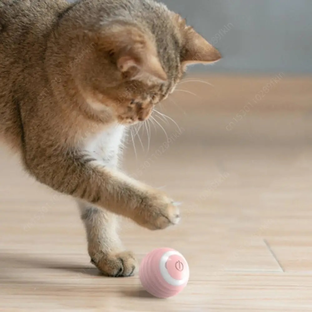 Cat Interactive Ball Smart Cat Dog Toys Electronic Interactive Cat Toy Indoor Automatic Rolling Magic Ball Cat Game Accessories. 