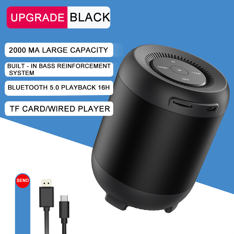 Wireless Bluetooth Speaker bass Ai Artificial Voice Control Card Small Audio speaker bluetooth speaker home theater speaker system. 