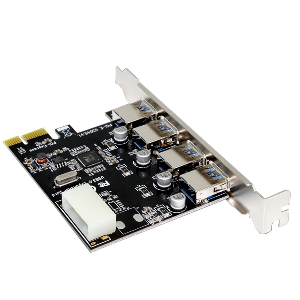 5 Gbps Speed PCI express PCIe USB 3.0 hub adapter controller USB 3 0 PCIe express 1x Adapter 4 Port USB 3.0 PCI-e Expansion Card. 