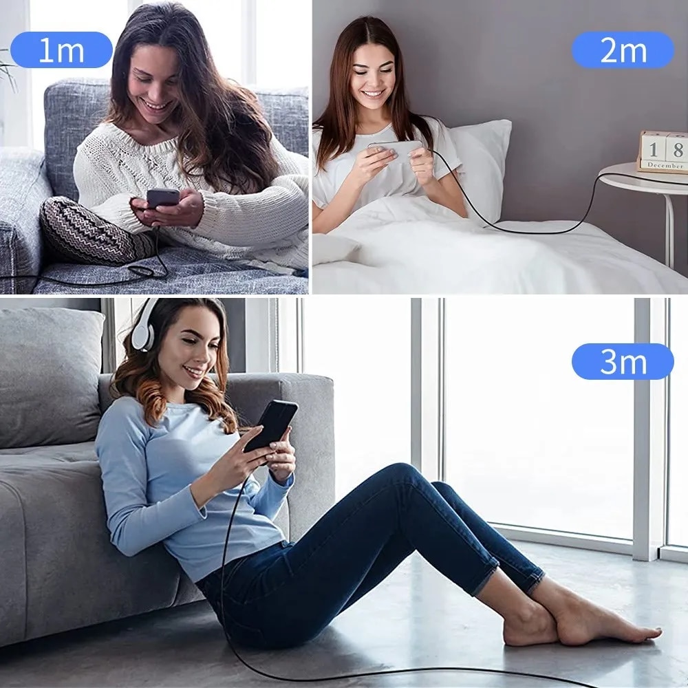 Micro USB Cable 2A 1M/2M/3M Fast Charging For Android Phone Data Cable For Xbox One/PS4 Controller Accessories Power Cable. 