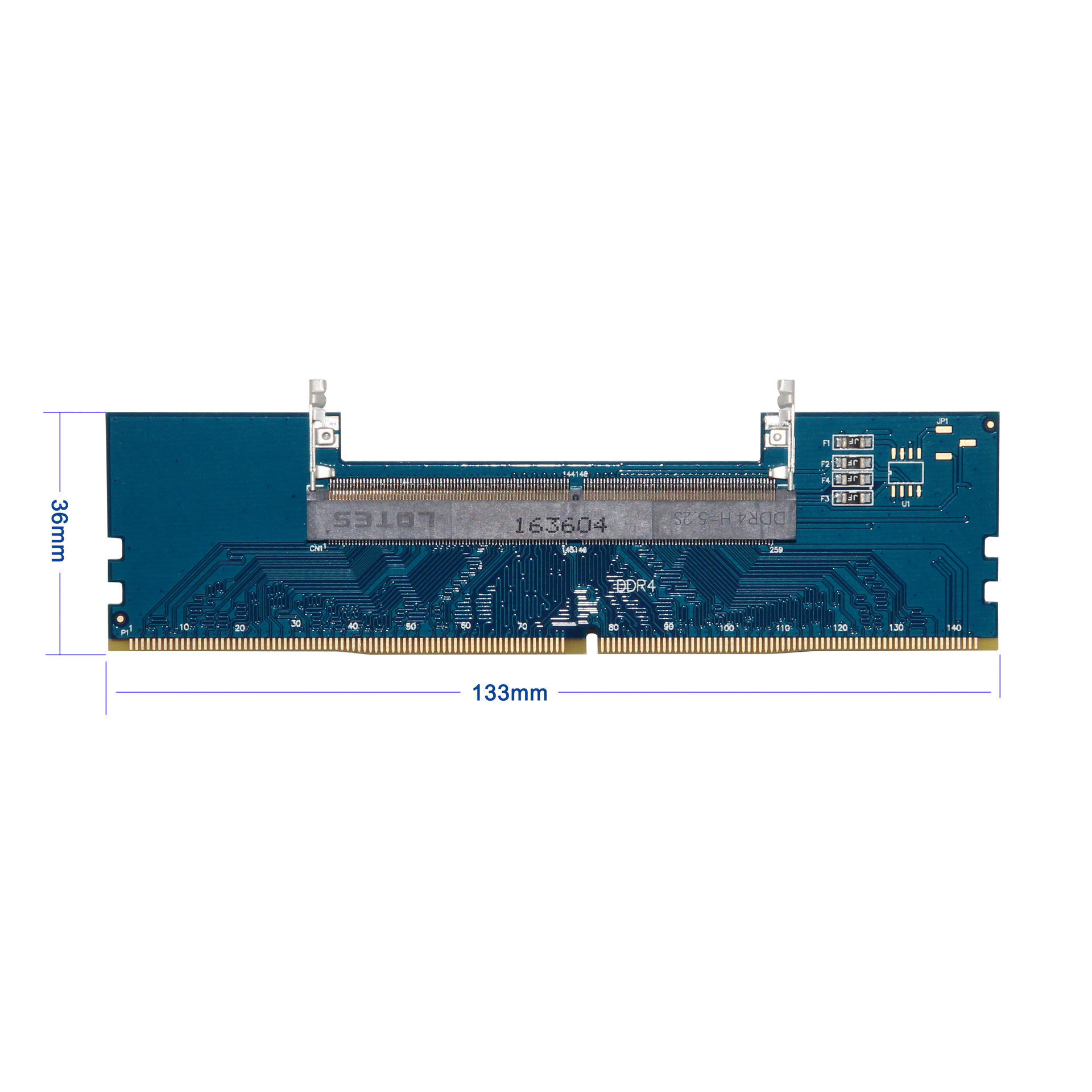 Yfashion Professional Laptop DDR4 SO-DIMM o Desktop DIMM Memory RAM Connector Adapter Desktop PC Memory Cards Converter Adaptor. 
