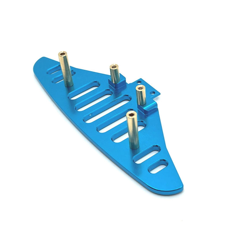 For 1/14 RC Car Upgrade Parts Front Bumper Bar Kit Blue