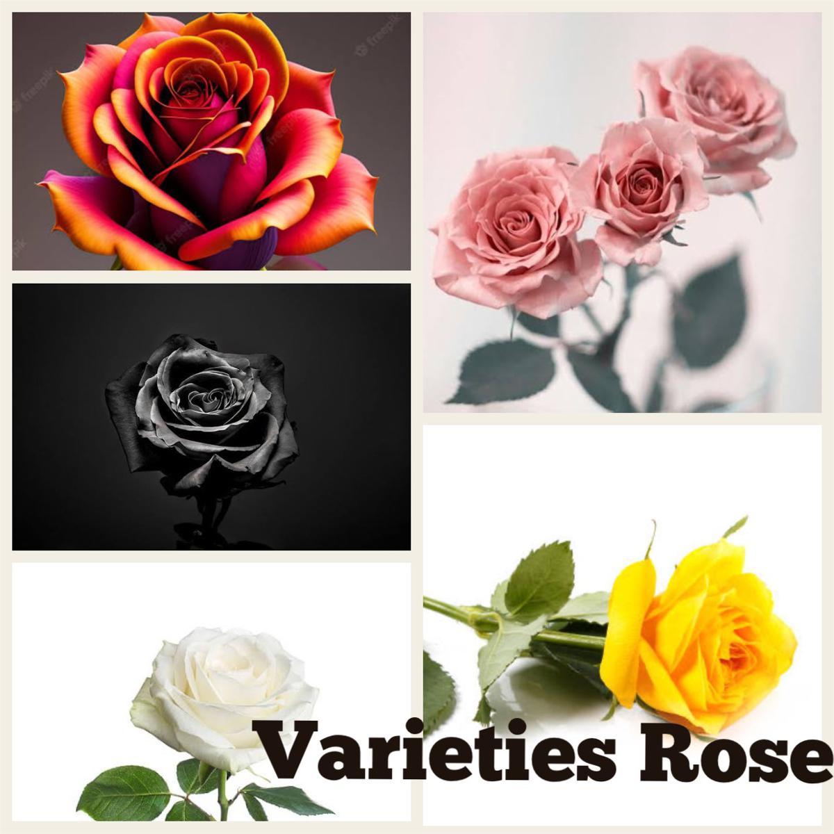 Multicoloured All Season Rose Seeds 30 pcs +
