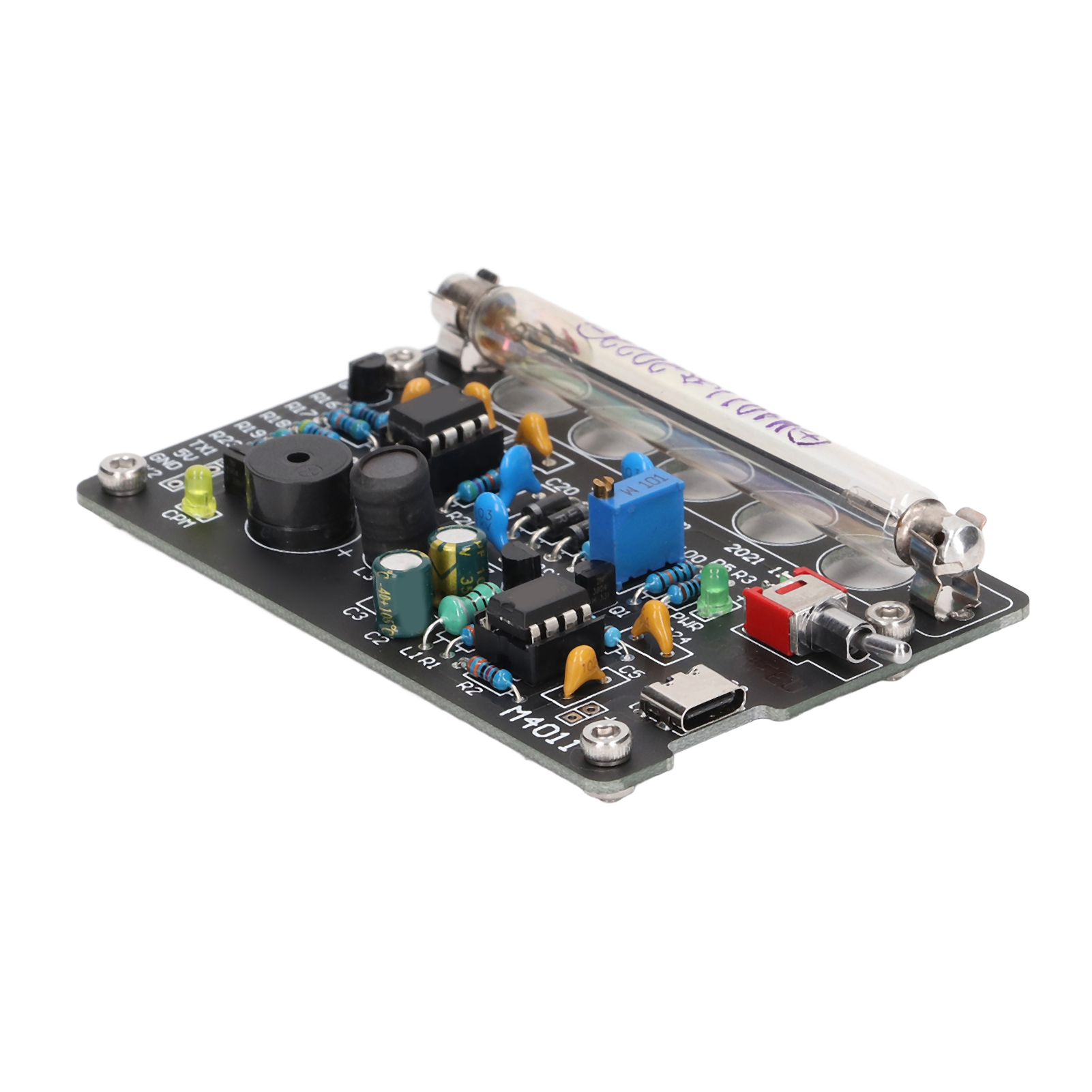 Geiger Counter Module, Nuclear Radiation Detector Stable Circuit Structure Resin for Marble. 