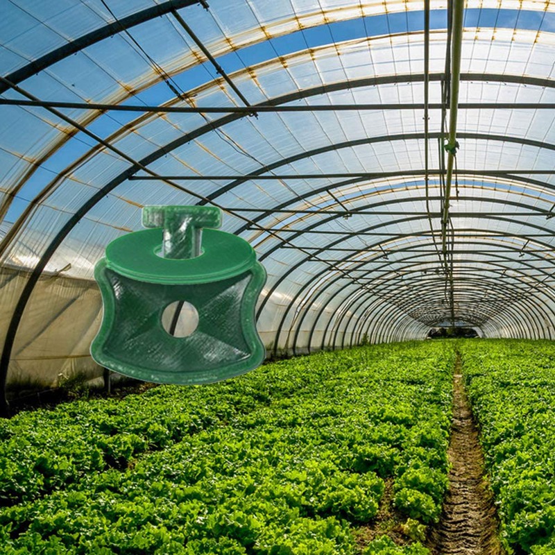 200Pcs Greenhouse Plastic Twist Fixing Clips and Washers for Insulation and Bubble Netting Shading to Greenhouses. 