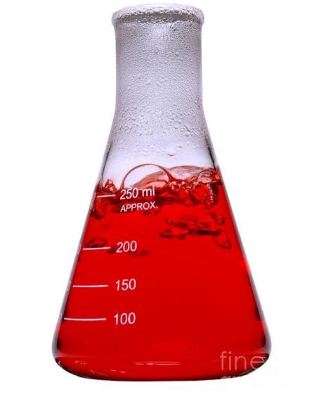 PYREX 250ML CONICAL FLASK GLASS FOR LABORATORY USE. 