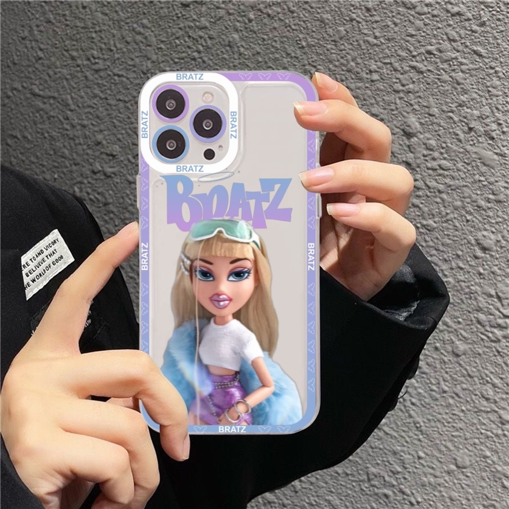 Bratz Doll Phone Case For IPhone 11 12 13 14 Mini Pro Max XR X XS TPU Clear Case. 