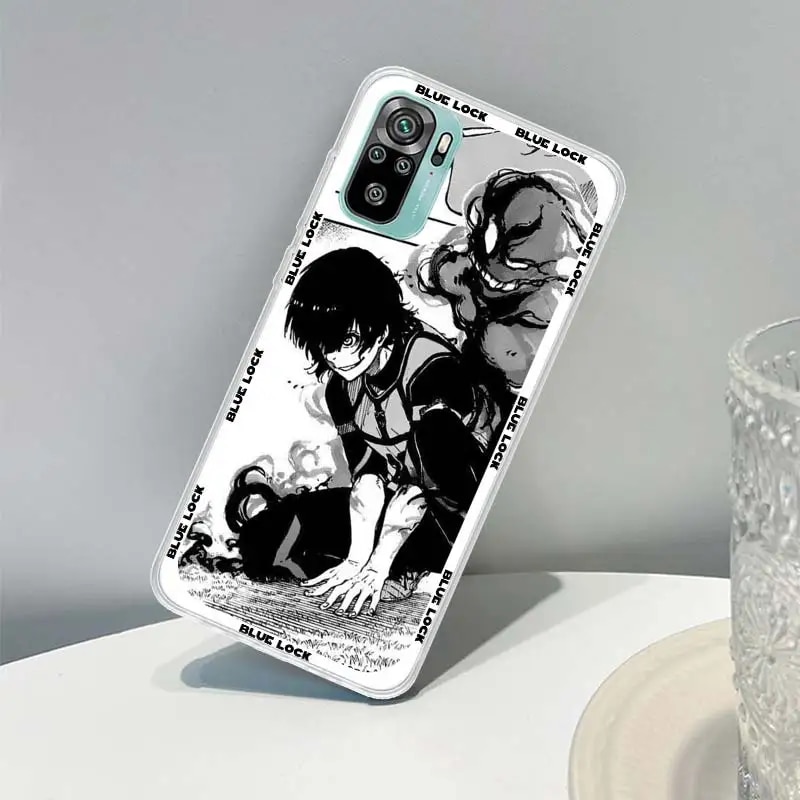 Anime Blue Lock Cover Phone Case for Xiaomi Redmi 10C 10A 10 9C 9A 9 9T 12 12C 8 8A 7 7A 6 6A S2 K20 K30 K40 Pro Coque Phone Cas. 