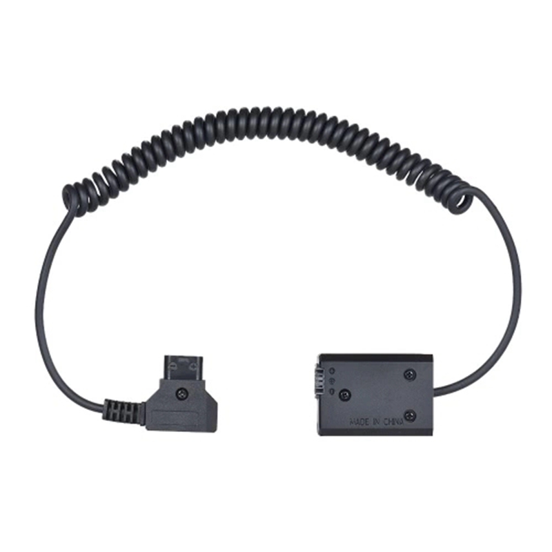 V-Mount / Anton Bauer D-Tap To NP-FW50 DC Coupler Power Dummy Battery Adapter Coiled Cable for Sony A7 A7Ii A7S A7R A7Sii A7Rii A6500 A6300 A6000 A5000 A5100 Nex-5 Nxx-7 Camera. 