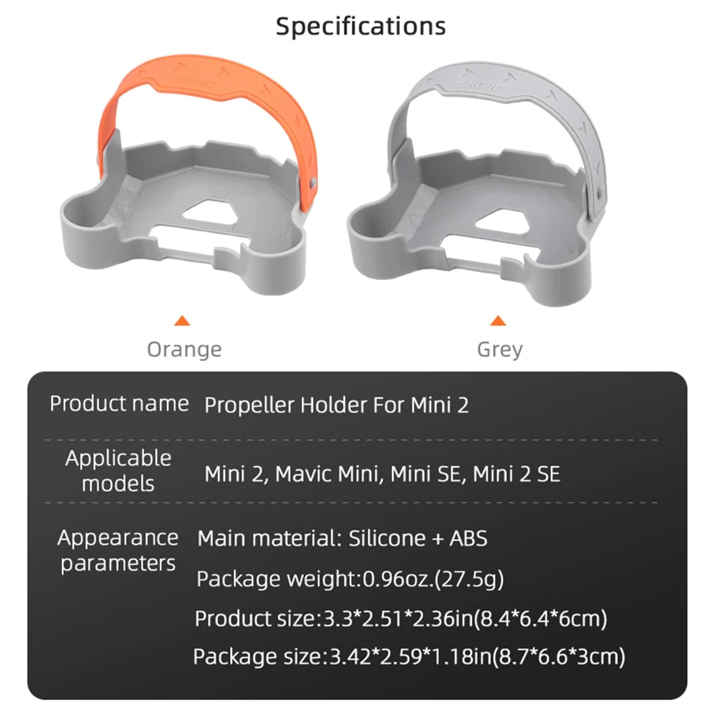 Propeller Stabilizer Propeller Holder Fixer Protective For DJI Mini 2/Mavic Mini Fixed Protector Guard Holder Mount Accessories. 