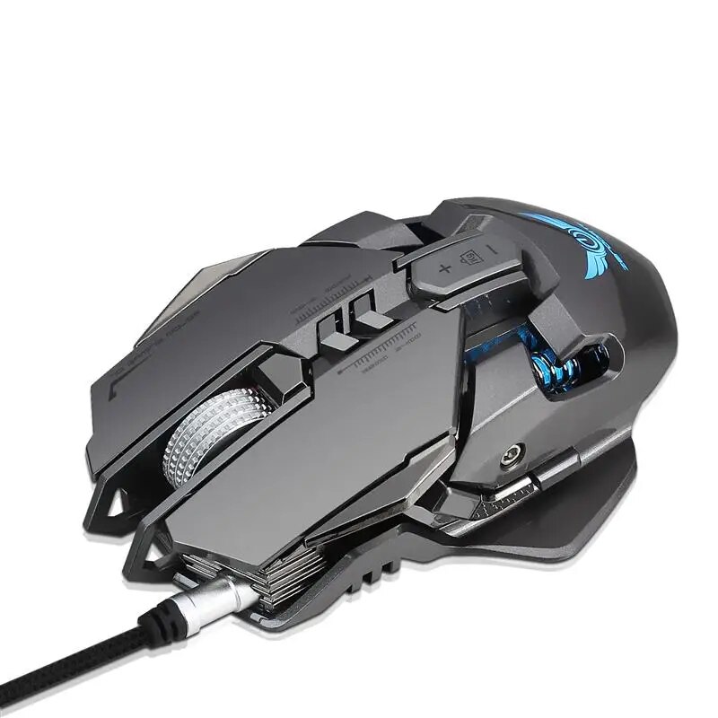 Four gears freely adjustable mechanical mouse wired full key macro definition free setting plus or minus weight 3200dpi