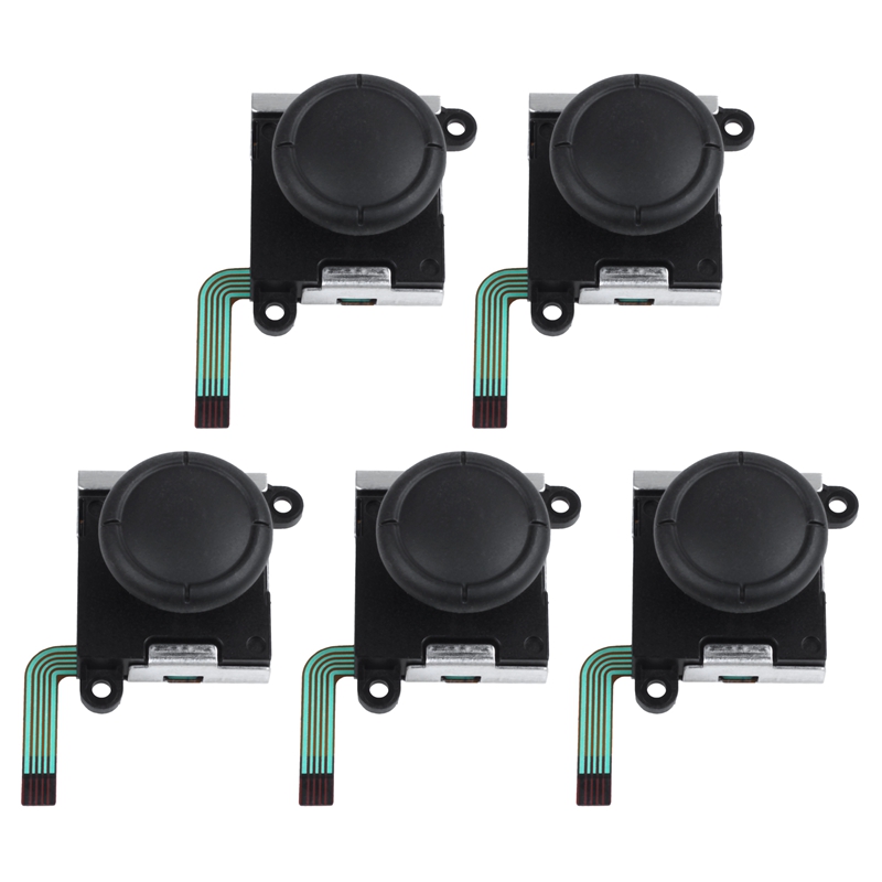 5X 3D Analog Joystick Thumb Sticks Sensor Replacements for Nintendo Switch Joy con Controller. 