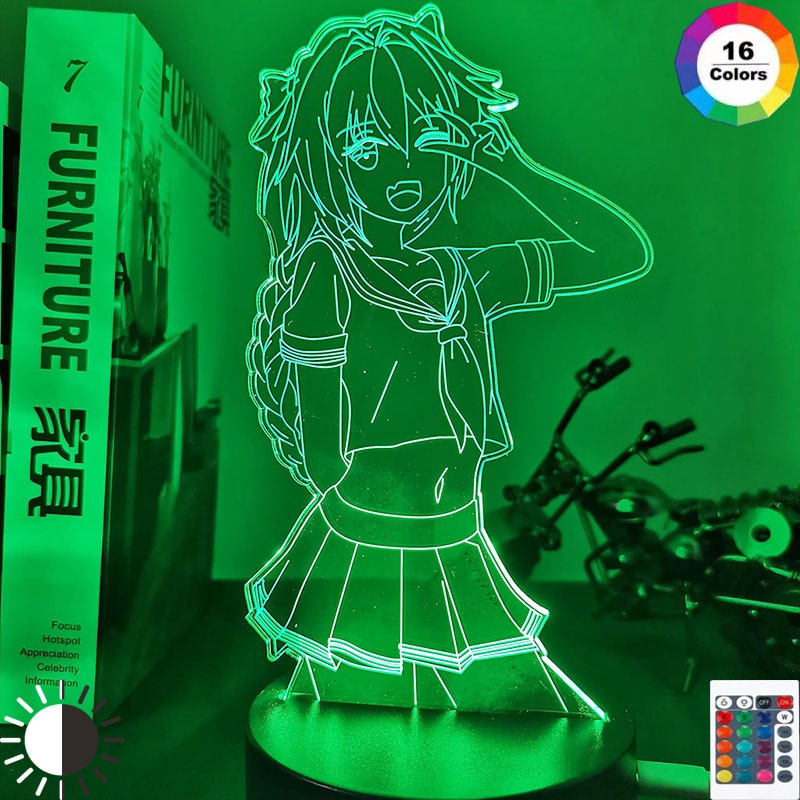 Fate Acrypha Astolfo Led Night Light for Bedroom Deco Gift Nightlight Anime Waifu Table 3d Lamp Astolfo Fate Acrypha. 