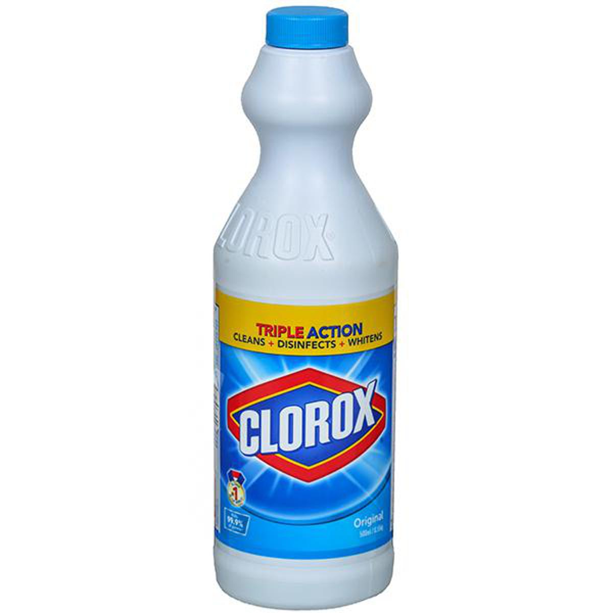 Clorox Liquid Bleach Lemon Triple Action Clean - - 500Ml