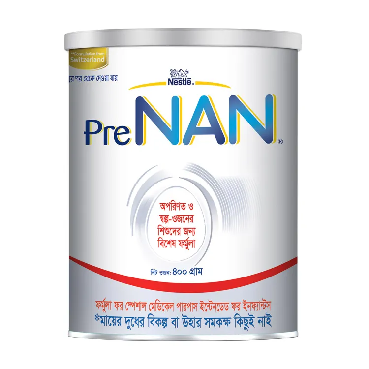 Pre NAN Premature & Low Birth Weight Milk Formula 400g Tin