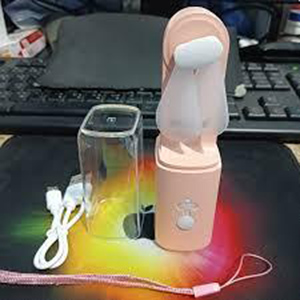 SD-69 Mini Pocket Fan With Troch Light Rechargeable Powerful Fan Foldable wing with Torch and Flashlight. 