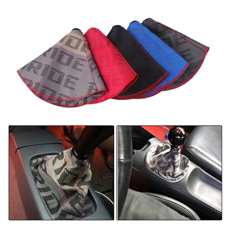 Bride Racing Hyper Fabric Shift Knob Shifter Boot Cover MT/AT Stitches for Hudduo. 