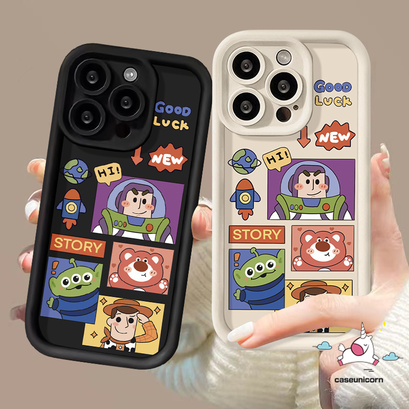 Angel Eyes Tulip Toy Story Buzz Lightyear Case Compatible For Samsung A12 A13 A34 A31 A32 A03s A50s A54 A30s A52s A53 A04s A20s A14 A50 A04E A51 A03 A23 A24 A30 A02s A11 A10s A20 A52 Soft Phone Cover. 