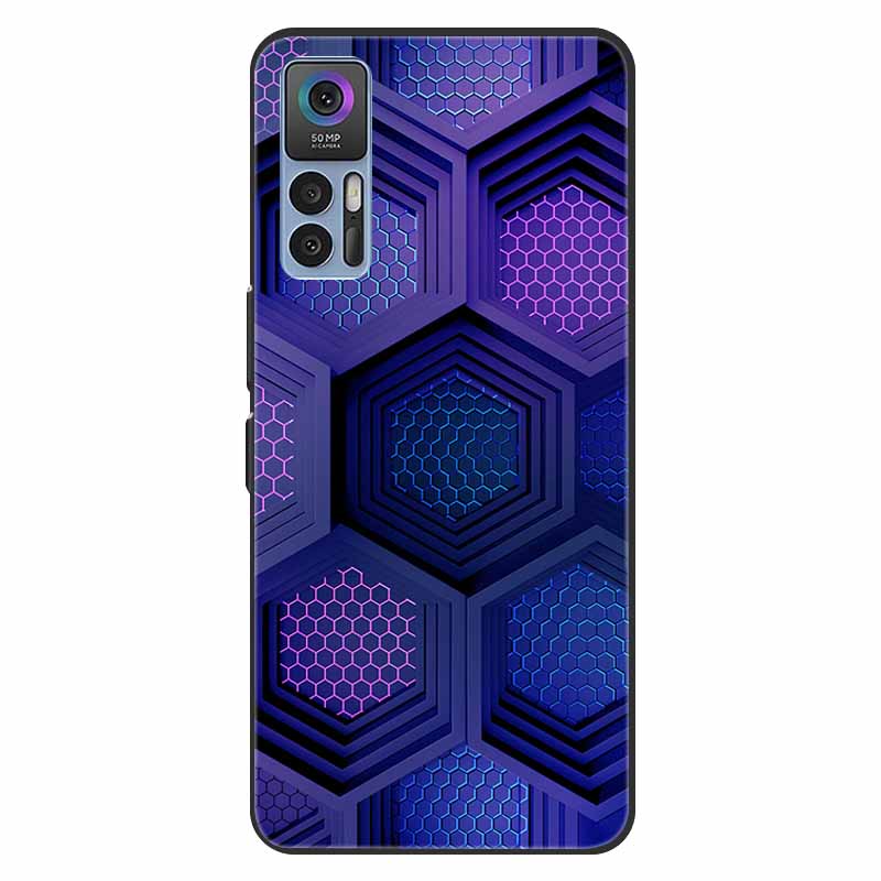 For TCL 30 Plus Case Shockproof Silicone Soft Phone Back Cover For TCL 30 5G Case TPU Bumper Coque For TCL30 Plus T676H Funda. 