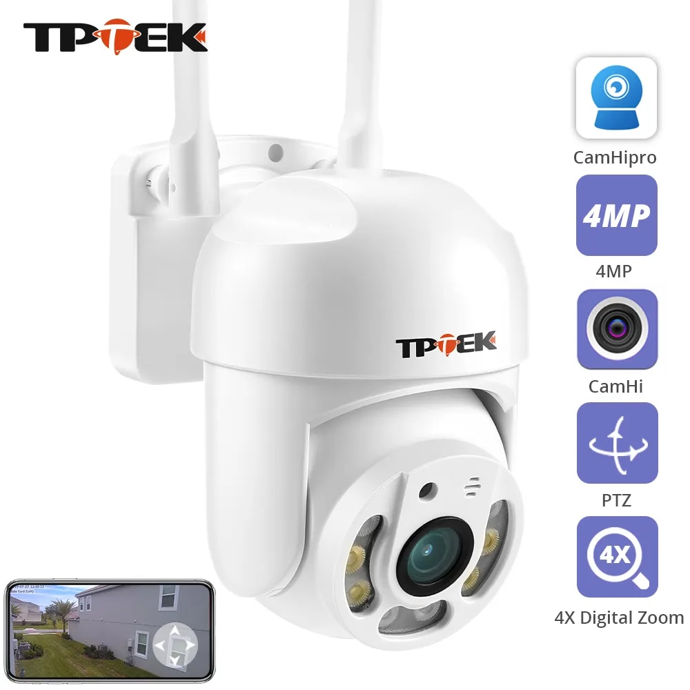 Dome Camera Ispy Ptz 4MP PTZ WIFI IP Camera 1080P CCTV