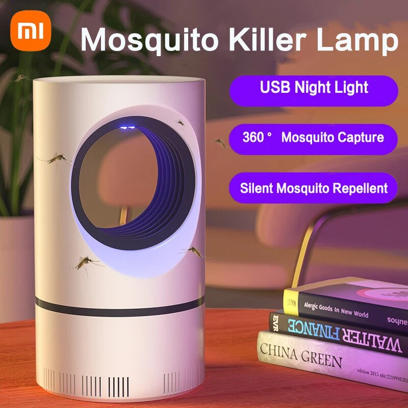 Xiaomi Mosquito Killer Lamp Photocatalyst LED Night Light Electric Mosquito Repellent Bug Zapper Insects Trap USB Rechargeable