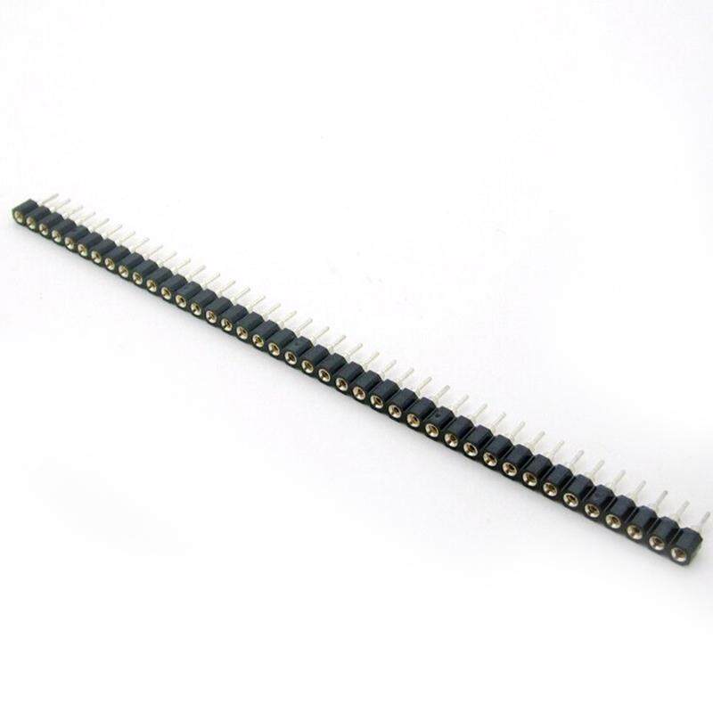 3PCS Strip Tin PCB Female IC Breakable 40pin Single Row Round Header Socket. 