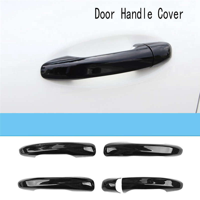 4Piece Car Door Handle Cover Trim Replacement Accessories for Mercedes Benz A B C E GLA GLB GLC Class W247 2022 Caon Fiber