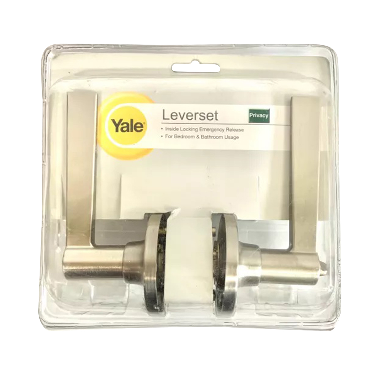 Yale Lever Door Handle Lock VL5392 US15 (Key Less). 