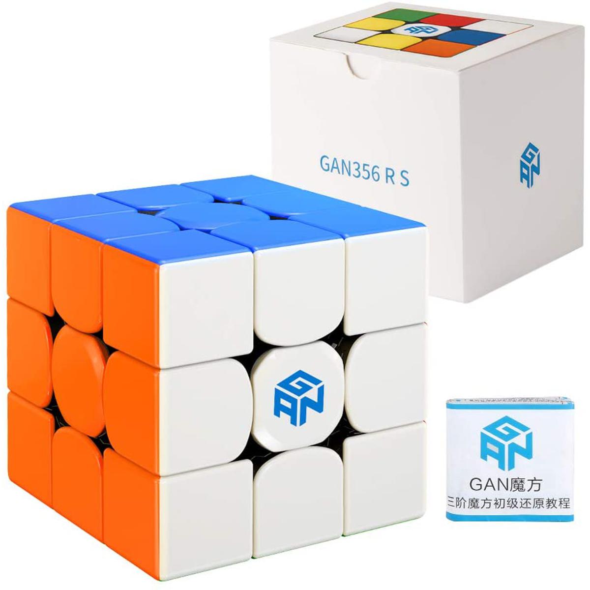 【happy one】GAN 356 R S Speed Cube Gans 356RS 3x3 Stickerless 3x3 Speedcube