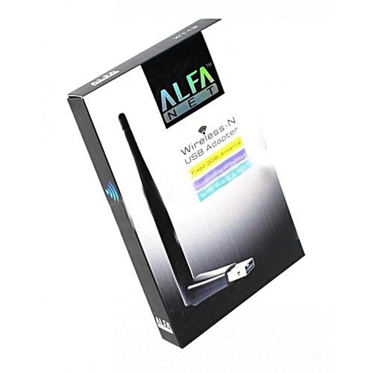 High Speed Alfa Wifi / Wireless-N USB Adapter 3Dbi Antena
