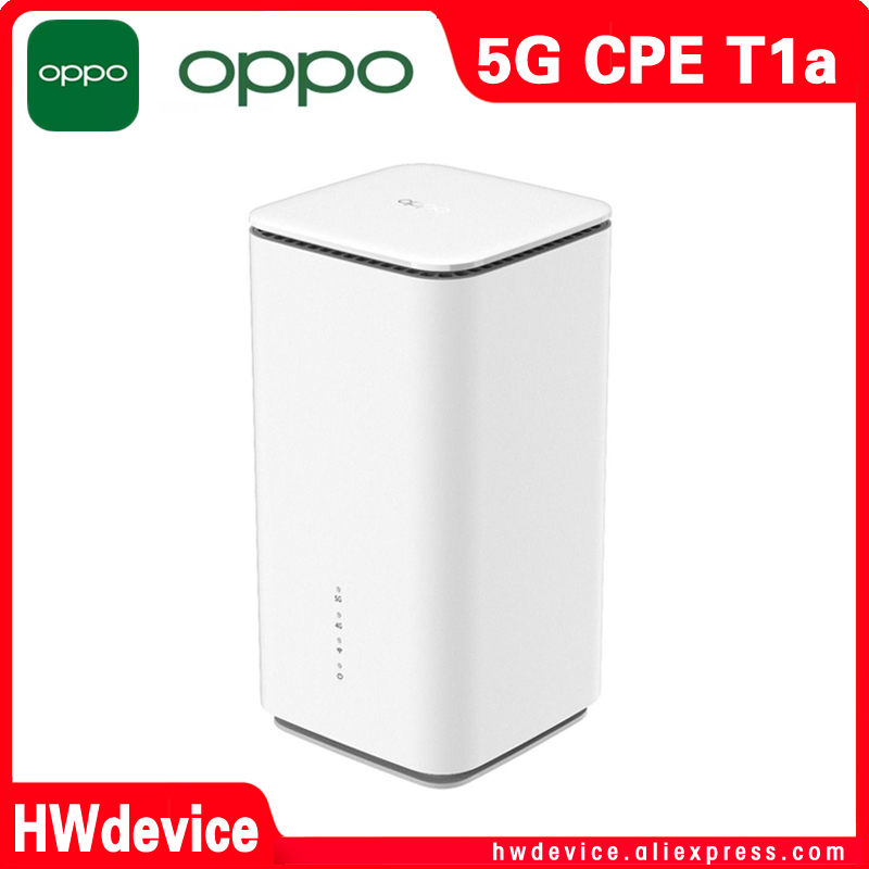 UNLOCKED OPPO T1 T1a 5G CPE yönlendirici SA/NSA NR_FDD n1/n28/n41/n78/79 X55 çip WiFi 6 yönlendirici desteği 4G. 