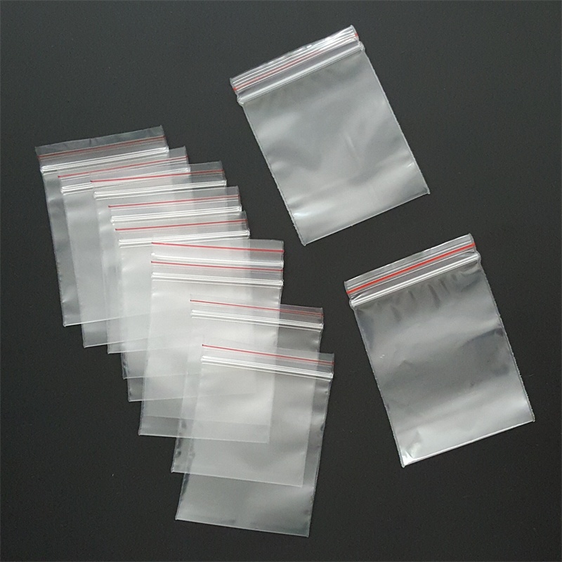 Zipper lock bag / Resealable Zip Lock Poly Bag 4" x 5" Pack For Plastic Storage Packet. 
