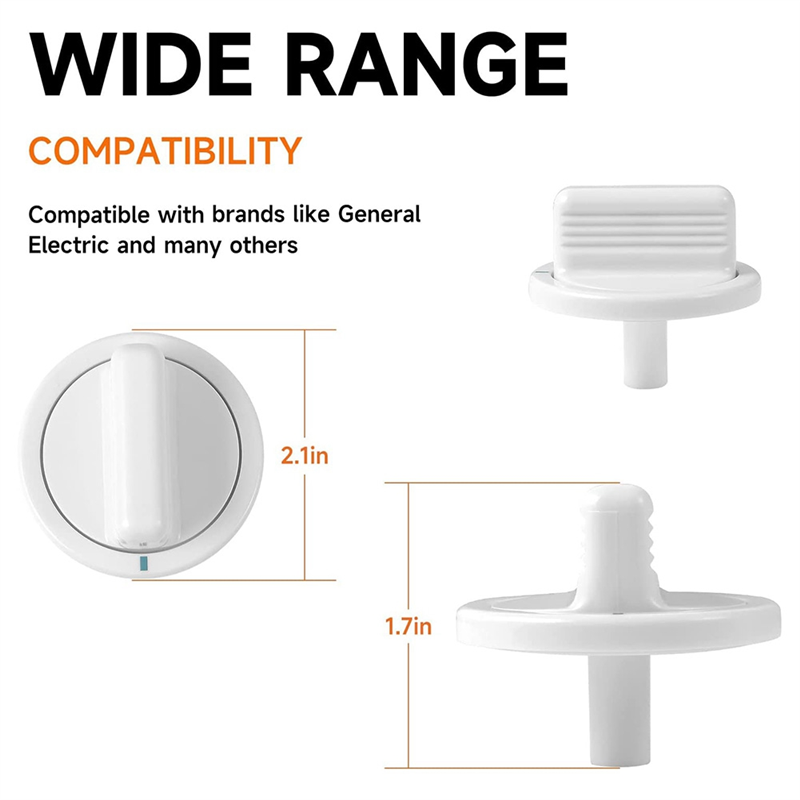 2X WE01X10160 Timer Knob Parts Washer/Dryer - Replaces AP3207448