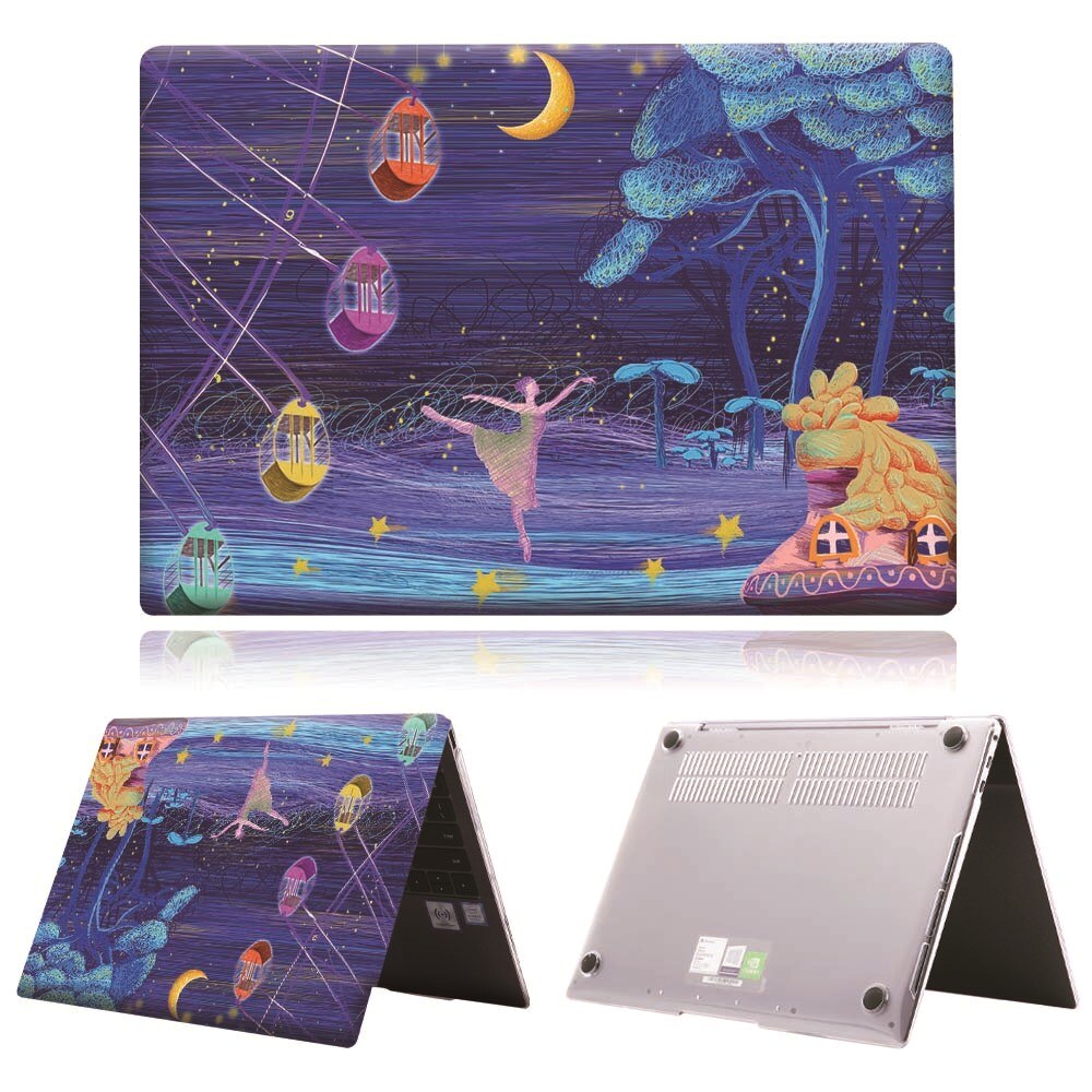 【happy one】Laptop Case for Huawei Matebook D14 Pro Shell Cover for Honor Mate Book 13 14 16.1 Print Pattern Case. 