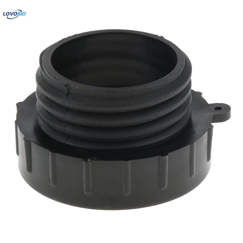 6x Black 2'' IBC Fine Threads Adapter IBC Tote Tank Male G hose. 