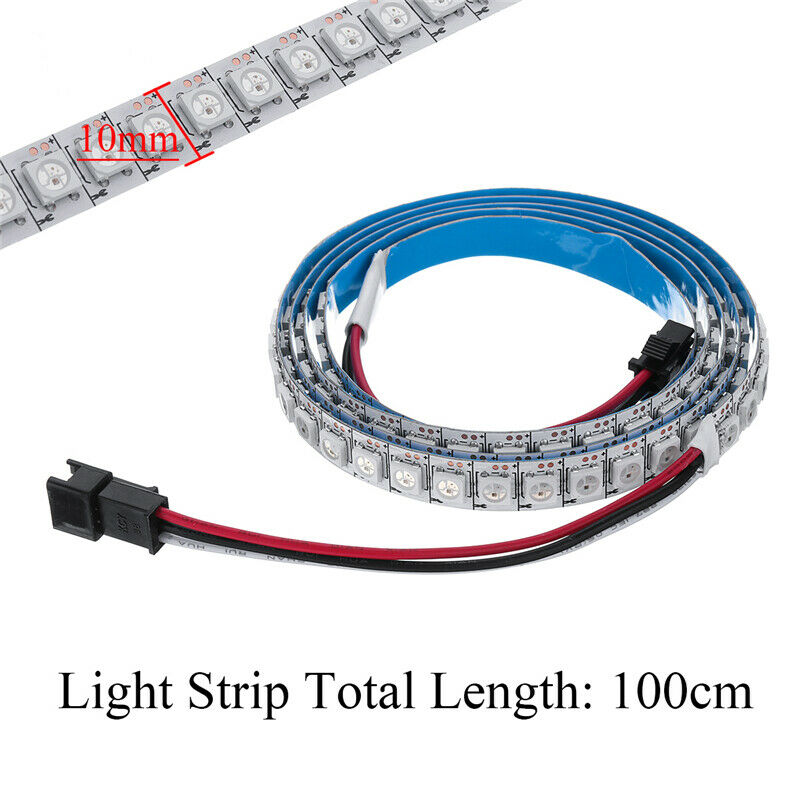 Ws2812B 5050Smd 144 Led Light Strip with Built-In Rgb Ic Individual Addressable Dc. 