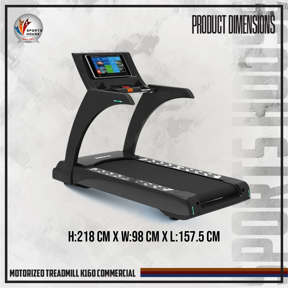 Motorized Treadmill K160 Commercial