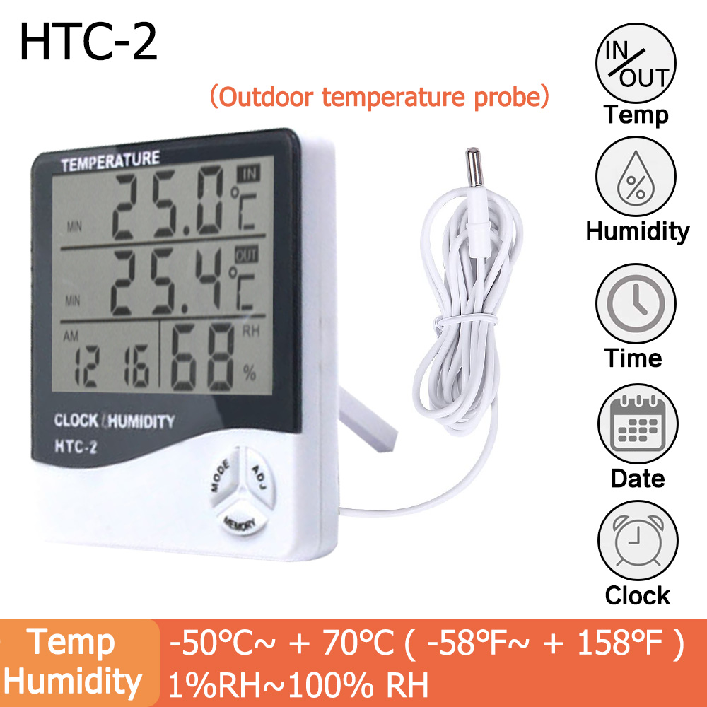 Lcd Electronic Digital Temperature Humidity Meter Thermometer
