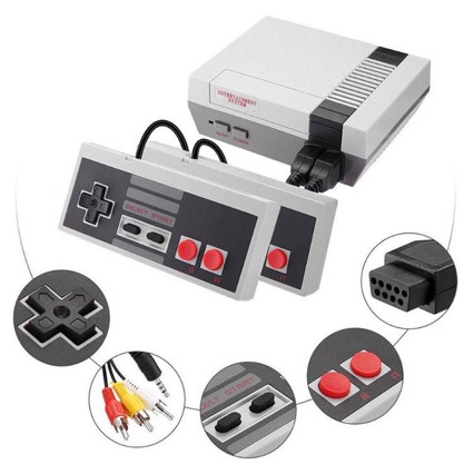 NES TV 8-bit game classic red and white console, built-in 620 FC games, hot selling. 